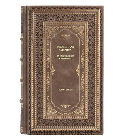 Книга Необычная Америка: За что ее любят и ненавидят Юрий Сигов подарочное издание в коже