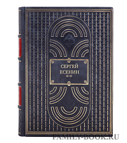 Книга Сергей Есенин подарочное издание в коже