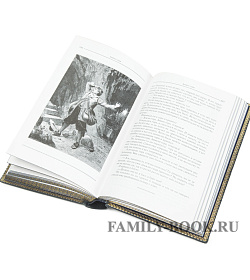 Эксклюзивная книга Сказки Братья Гримм подарочное издание в коже