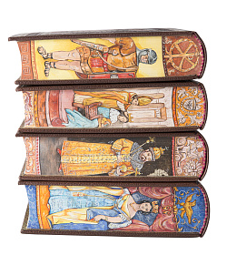 Подарочные книги Оскар Иегер «Всеобщая история» в 4 томах подарочное издание в коже