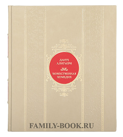 Эксклюзивная книга Данте Алигьери Божественная Комедия подарочное издание в коже