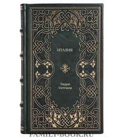 Книга Италия Эндрю Уиттакер подарочное издание в коже