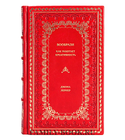 Книга Вообрази Как работает креативность Джона Лерер подарочное издание в коже