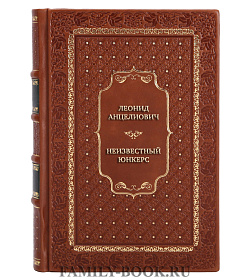 Эксклюзивная книга Леонид Анцелиович Неизвестный Юнкерс подарочное издание в коже