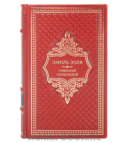 Коллекционные книги Эмиль Золя Собрание сочинений в 16 томах  подарочное издание в коже