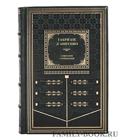 Коллекционные книги Габриэле д’Аннунцио Собрание сочинений в 2 томах подарочное издание в коже