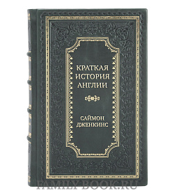 Подарочная книга Краткая история Англии Саймон Дженкинс подарочное издание в коже