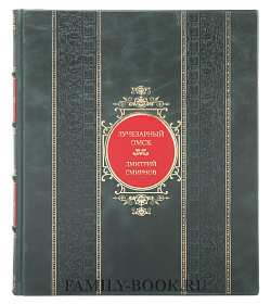 Элитная книга Лучезарный Омск. Город советского модернизма Дмитрий Смирнов подарочное издание в коже