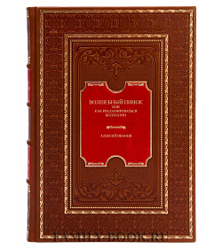 Элитная книга Волшебный пинок, или Как рекламироваться бесплатно Алексей Иванов подарочное издание в коже