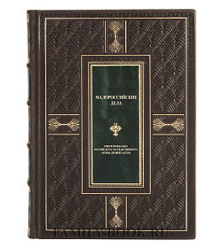 Эксклюзивная книга Малороссийские дела подарочное издание в коже