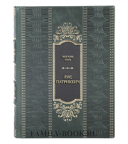 Подарочная книга Иоганн Гете Лис Патрикеич подарочное издание в коже