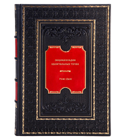 Книга Энциклопедия целительных точек Роже Дале подарочное издание в коже