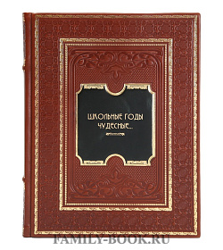 Подарочная книга Школьные годы чудесные… подарочное издание в коже