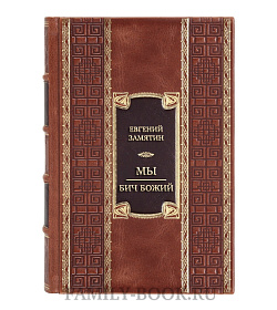 Эксклюзивная книга Евгений Замятин Мы. Бич Божий. Романы, повести, рассказы, сказки  подарочное издание в коже
