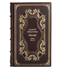 Книга Альберт Эйнштейн Дэнис Брайен подарочное издание в коже