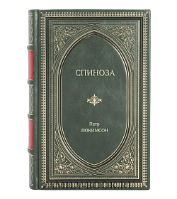 Книга Жизнь замечательных людей Спиноза подарочное издание в коже