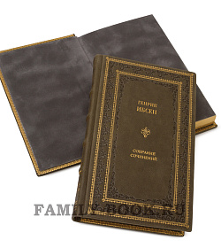 Элитные книги Генрик Ибсен. Собрание сочинений в 4 томах подарочное издание в коже