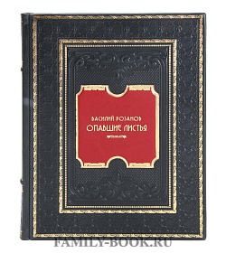 Элитная книга Василий Розанов Опавшие листья подарочное издание в коже