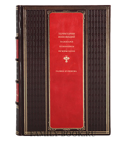 Элитная книга Территории инноваций Галина Кулешова подарочное издание в коже