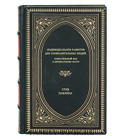 Книга Индивидуальное развитие для сообразительных людей. Сознательный шаг к личностному росту Стив Павлина подарочное издание в коже