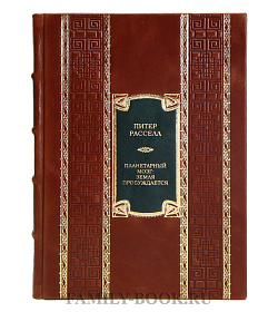 Эксклюзивная книга Питер Рассел Планетарный мозг: Земля пробуждается подарочное издание в коже
