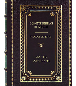 Подарочное издание книги Божественная Комедия. Новая Жизнь Данте Алигьери подарочное издание в коже
