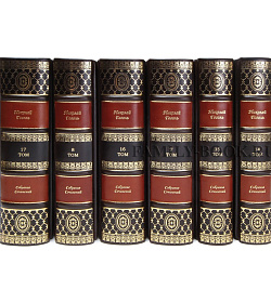 Подарочные книги Николай Гоголь Собрание сочинений в 17 томах подарочное издание в коже