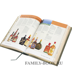Подарочное издание книги Бар. Путеводитель по коктейлям и спиртным напиткам Андре Домине подарочное издание в коже