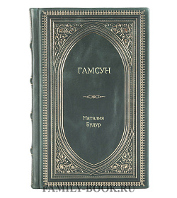 Книга Жизнь замечательных людей Гамсун подарочное издание в коже