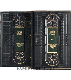 Подарочные книги Сергей Соловьев История России с древнейших времен в 15 томах подарочное издание в коже
