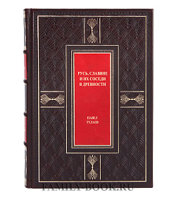 Коллекционная книга Русь, славяне и их соседи в древности Павел Тулаев подарочное издание в коже