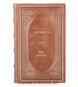 Книга Жизнь замечательных людей Людовик XIV подарочное издание в коже