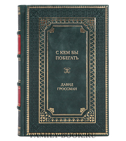 Эксклюзивная книга С кем бы побегать Давид Гроссман подарочное издание в коже