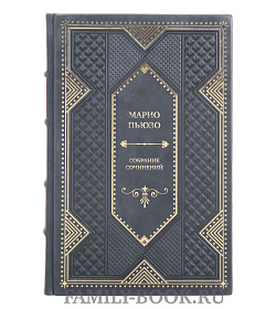 Подарочные книги Марио Пьюзо Собрание сочинений в 7 книгах  подарочное издание в коже