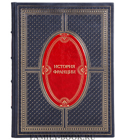 Элитные подарочные книги История Франции в 5 томах подарочное издание в коже